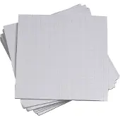 Creativ Company 3D foam pads, afm 5x5x1 mm, 10 vellen