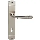 Intersteel Deurkruk Helena op langschild sleutelgat 72mm - nikkel mat
