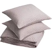 Yumeko Dekbedovertrek set Gewassen Linnen 240x220 Roze - Eco, Bio & Fairtrade