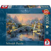 Schmidt Puzzel 1000 Stukken Dorp In De Winter - SPIELE