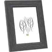 Deknudt Frames fotolijst S46KF2 - zwart - parelbiesje - foto 20x28 cm