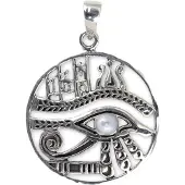 EtNox Zilveren hanger Oog van Horus (K739)