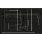 Komar Vliesbehang Digitale print vlies - Mills Board Mondial - Afmeting 400 x 250 cm (1 stuk)