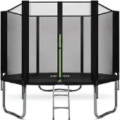VirtuFit Trampoline met Veiligheidsnet - Zwart - 251 cm