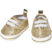 Heless Poppenschoenen Junior 30-34 Cm Goud/wit