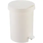 Sunware Zodiac pedaalemmer 5 L wit wit Metaal Prullenbak