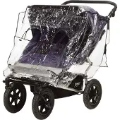 Playshoes universele regenhoes tweelingenwagen breed transparant