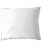 Cinderella kussensloop molton 60x70 cm white met rits 2 stuks