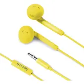 Celly FUN35YL In-ear Stereofonisch Bedraad Geel mobiele hoofdtelefoon