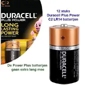 Duracell 10 stuks Plus Power C2 LR14 batterijen