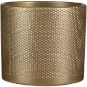 Mica Decorations Era pot round gold relief H17,5 x D19,5 cm stenen binnenpot