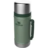 Stanley Classic Legendary Food Jar 0.94L - Thermos Lunchbox Houdt 20 Uur Warm - Deksel Dient Als Kom - Lekvrije Voedselcontainer - BPA-Vrij - Vaatwasserbestendig - Hammertone Green