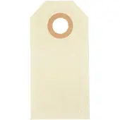 Packlinq Cadeaulabels. Cr?me. Afm 3x6 Cm. 250 Gr. 1000 Stuk/ 1 Doos