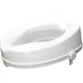 Aidapt Verhoogde toiletbril 5 cm - Ergonomisch zonder deksel - Wit