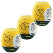 Satisfyer Egg Fierce - masturbatorei set - 3 stuks