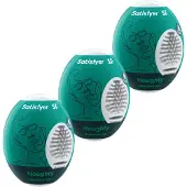 Satisfyer Egg Naughty - masturbatorei set - siliconen - 3 stuks