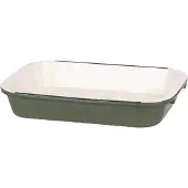 C&T Castard Ovenschotel Glansgroen 35,5x23,5xh6cm Gietijzer