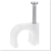 Q-Link Kabelclip | | 5 mm (20 stuks, Rond, Wit)