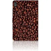 B2Ctelecom Lenovo Tab P11 | P11 Plus Tablet Stand Case Koffiebonen