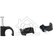 Q-Link Kabelclip | | 7 mm (20 stuks, Rond, Zwart)