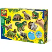 SES Creative Gips Gieten en Schilderen - Dinowereld - 9 dino's gieten en schilderen