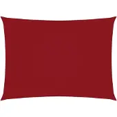 vidaXL Zonnescherm rechthoekig 2,5x4 m oxford stof rood