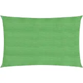 vidaXL Zonnezeil 160 g/m² 5x8 m HDPE lichtgroen