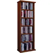 Hioshop Vostan wandkast , CD-toren 6 vakken Kernnoten decor.