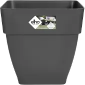Elho Vibia Campana Vierkant 37 bloempot zwart