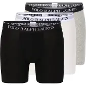 Ralph Lauren Boxershorts grijs gemêleerd / zwart / wit