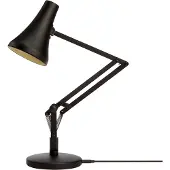 Anglepoise LED-bureaulamp 90 Mini Mini, dimbaar, zwart, Werkkamer / Kantoor, Aluminium, Industrieel design, LED bureaulamp
