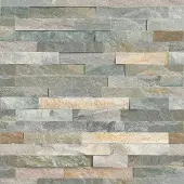Maxaro Steenstrips Brick Island 15x60cm Natuursteen Multicolor | Wandtegels Badkamer | Wandtegels Voor Badkamer | Badkamer Wandtegels Kopen
