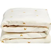 Yumeko Kinderdekbedovertrek Katoen Satijn 100x135 Wit - Eco, Bio & Fairtrade