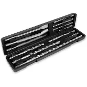 Vonroc Boor- en beitelset SDS-Plus – 12-delig – Universeel – Koffer incl. boren, punt, guts- en platbeitels