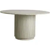 Nordal Erie beige marmeren eettafel rond 140cm