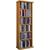 Hioshop Vostan wandkast , CD-toren 6 vakken Beuken decor.