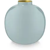 Pip studio Vaas Metal Light Blue 23 cm