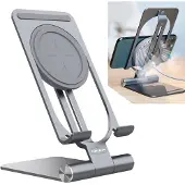 NILLKIN PowerHold Mini Bureauhouder met Draadloos Opladen 15W Grijs