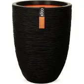 Capi Europe Bloempot Nature-Rib Zwart D 36 H 47 Cm