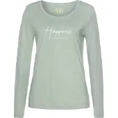 Vivance Slaapshirt pastelgroen / wit
