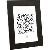 Deknudt Brede kader in tijdloos zwart 13x18 S43BK2