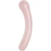 La Gemmes Rozenkwarts Curve G-spot Dildo 17,5 cm - Rosé