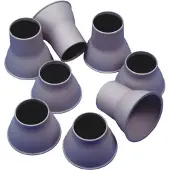 Aidapt - bed en stoel verhogers - grijs - olifantpoten - 9 cm