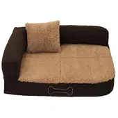 Sun Garden pallina orthopedisch hondenkussen 80x60x25 cm bruin/beige