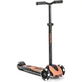 Scoot & Ride Highway Kick 5 - LED - Peach - - One Size - Tretroller