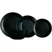 Luminarc Diwali serviesset - 19-delig - 6 persoons - Zwart
