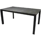 Lesli Living Mojito Ceramic nuance - Tuintafel - 160x90 cm - antraciet