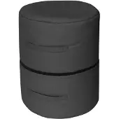 Wicotex Poef Twin 50x30cm grijs