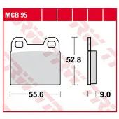 TRW MCB95 Remblokken