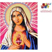 Stick-It Madonna, ca. 8.300 steentjes, compatibel met Ministeck